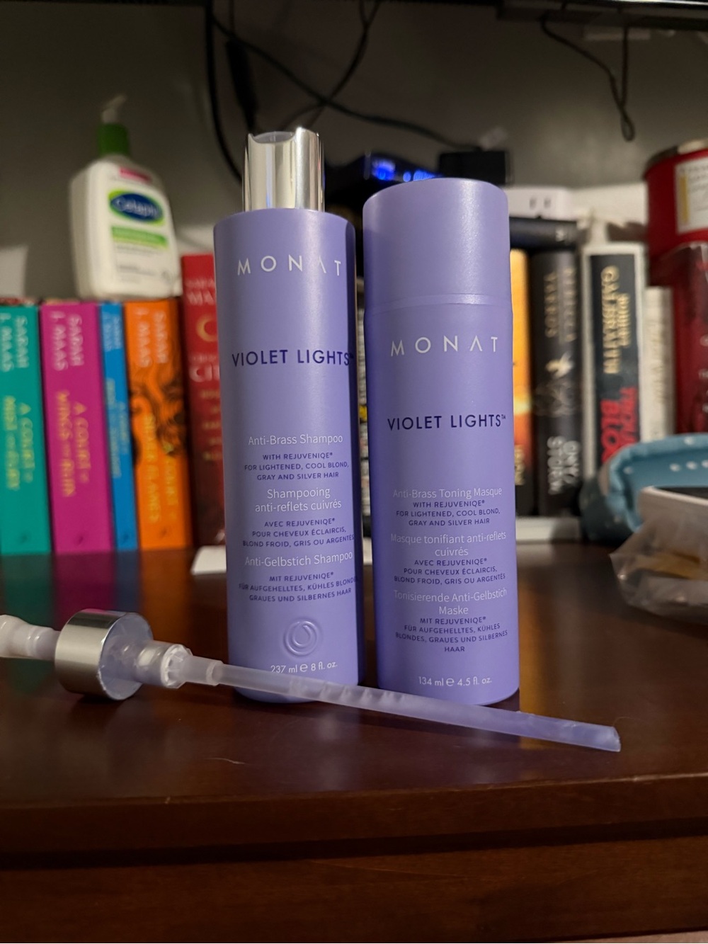 MONAT Violet Lights Anti-Brass Shampoo & Toning Masque - Violet
